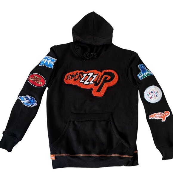 Cookies Powerzzzup Brandon Mundo Patchwork Hoodie Limited Edition Size M Rare - Picture 2 of 16